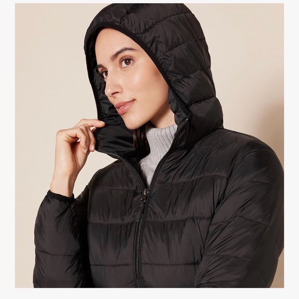 Amazon Essentials Women's Yellow Puffer Jacket - Picture 10 of 12